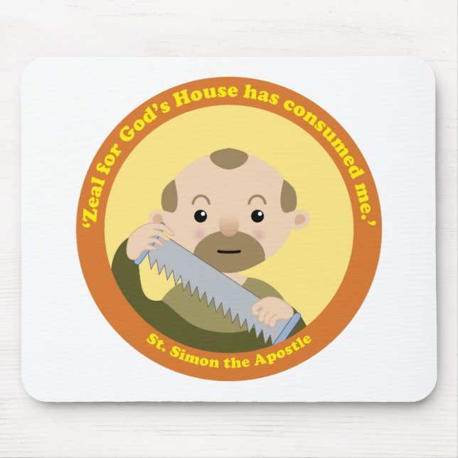 St. Simon the Apostle Mouse Pad (Front)