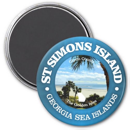 St Simons C Magnet