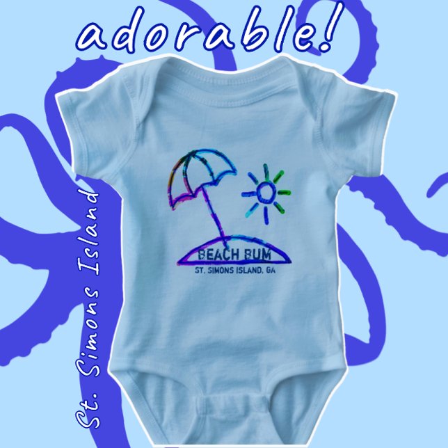 St. Simons Island GA baby bodysuit (Creator Uploaded)