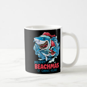 St Simons Island Georgia Merry Beachmas Christmas Coffee Mug