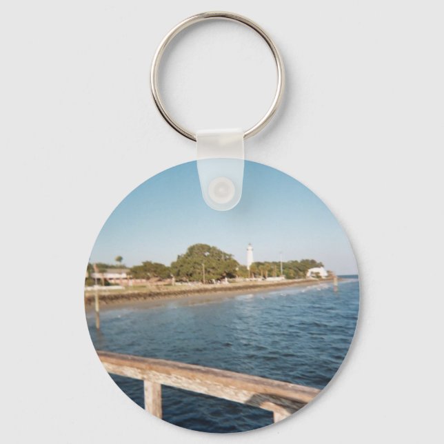 St. Simons Island Lighthouse Keychain (Front)