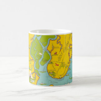 St Simons Island Map Mug