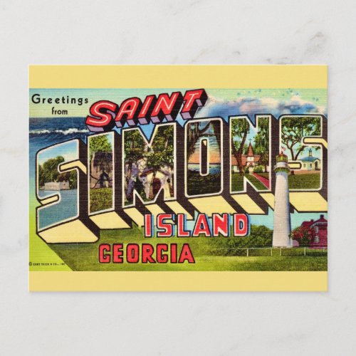 St Simons Island Retro 