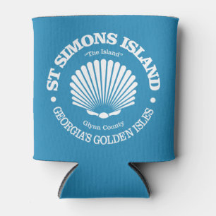 St Simons Island (seashell) Can Cooler