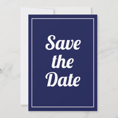 St Simons Island Vintage Map Save the Date Card