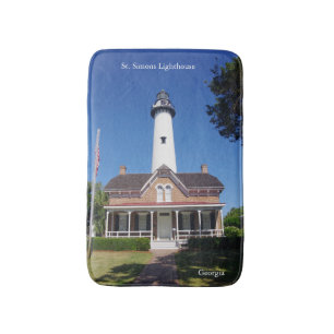 St. Simons Lighthouse bathmat