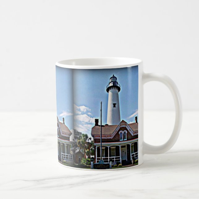 St. Simons Lighthouse Coffee Mug (Right)