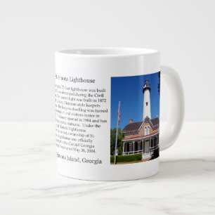 St. Simons Lighthouse history specialty mug