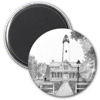 St. Simons Lighthouse Magnet by tmurray13 at Zazzle