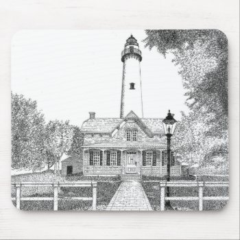 St. Simons Lighthouse Mouse Pad by tmurray13 at Zazzle