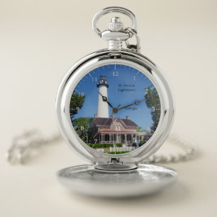 St. Simons Lighthouse pocket watch