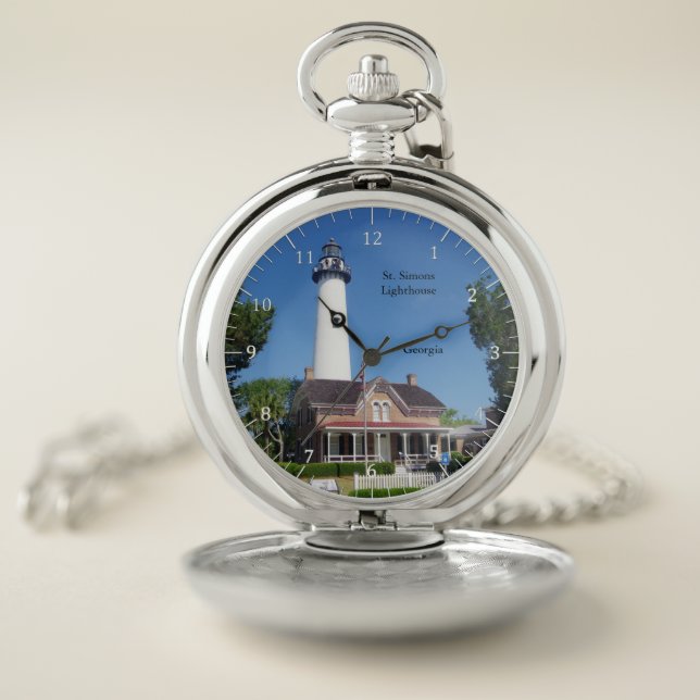 St. Simons Lighthouse pocket watch (Inside)