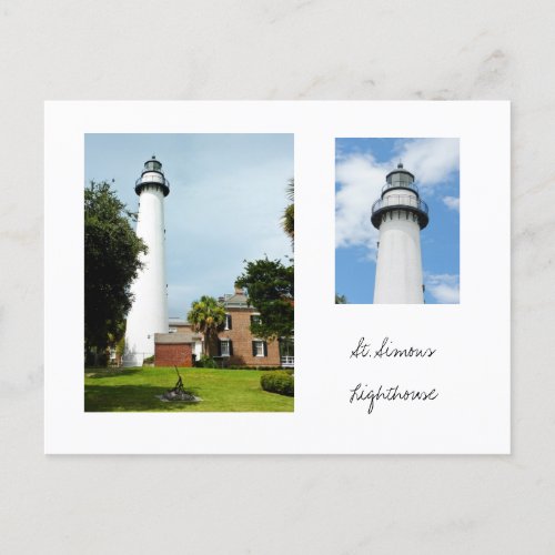 St Simons Lighthouse Postcard