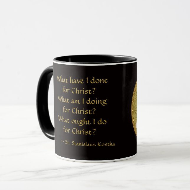 St. Stanislaus Kostka (SNV 25) Coffee Mug 1a (Rnd) (Front Left)