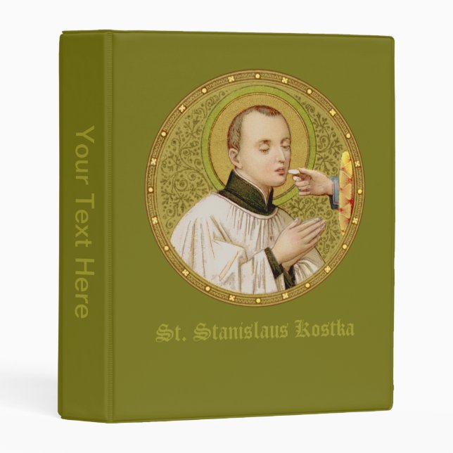 St. Stanislaus Kostka (SNV 25) (Round Image) 1a Mini Binder (Front/Spine)