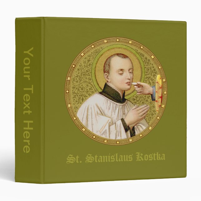 St. Stanislaus Kostka (SNV 25) (Round Image)1b 3 Ring Binder (Front/Spine)