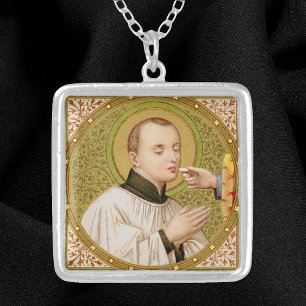 St. Stanislaus Kostka (SNV 25) Silver Plated Necklace
