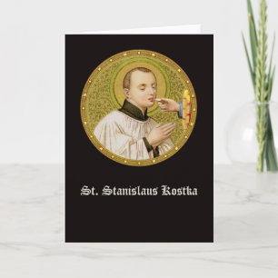 St. Stanislaus (SNV 25) (RndImage) Vert Greeting Card