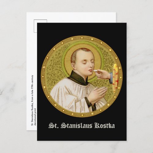 St Stanislaus SNV 25 Round Image Vertical Postcard