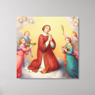 St. Stephen Angels Religious Marie Ellenrieder Canvas Print
