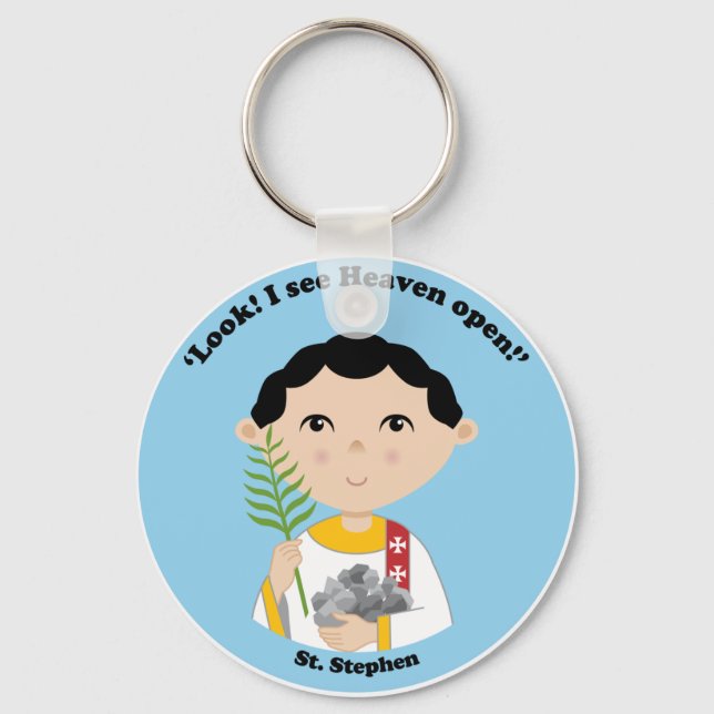 St. Stephen Keychain (Front)