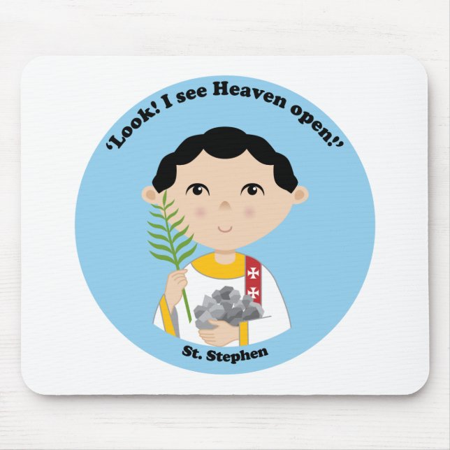 St. Stephen Mouse Pad (Front)