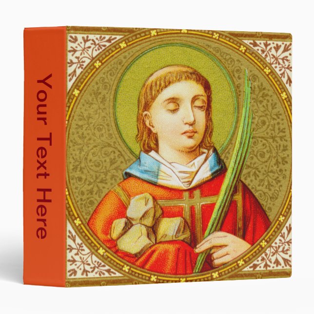 St. Stephen (SNV 26) (Square Image 1a) 3 Ring Binder (Front/Spine)