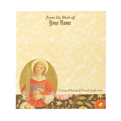 St Stephen the ProtoMartyr PM 08 55x6 Notepad