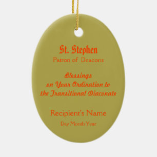 St. Stephen the ProtoMartyr (PM 08) Ceramic Ornament