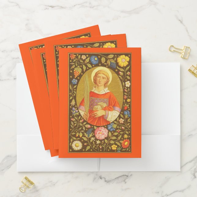 St. Stephen the ProtoMartyr (PM 08) (Style 1) Pocket Folder (In Situ)