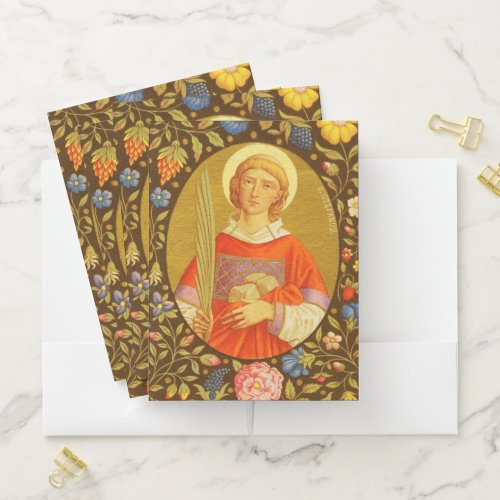 St Stephen the ProtoMartyr PM 08 Style 2 Pocket Folder