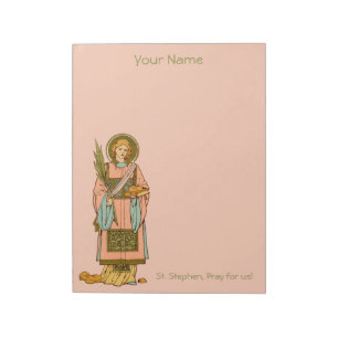 St. Stephen the ProtoMartyr (RLS 17) 8.5"x11" Notepad