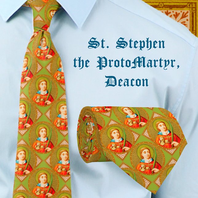 St. Stephen the ProtoMartyr (SNV 26) Neck Tie (Creator Uploaded)