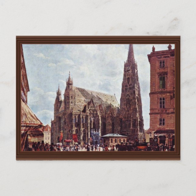 St. Stephen'S Cathedral From Stock Im Eisen Postcard (Front)