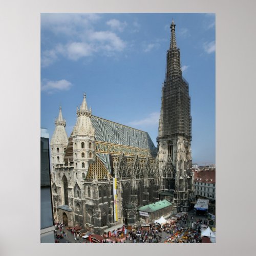 St Stephens Cathedral Vienna Austria Poster