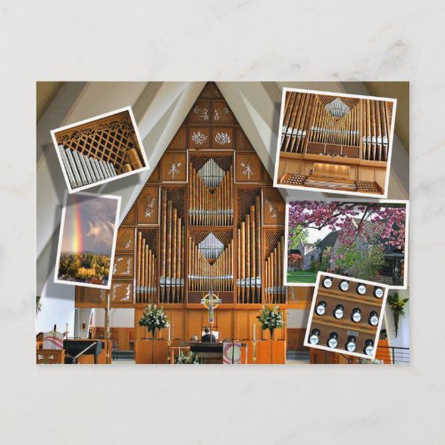 St Stephens Church Seattle montage Postcard