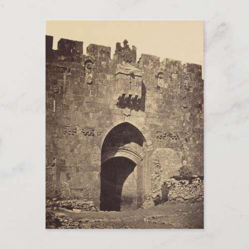 St Stephens Gate in Jerusalem Postcard