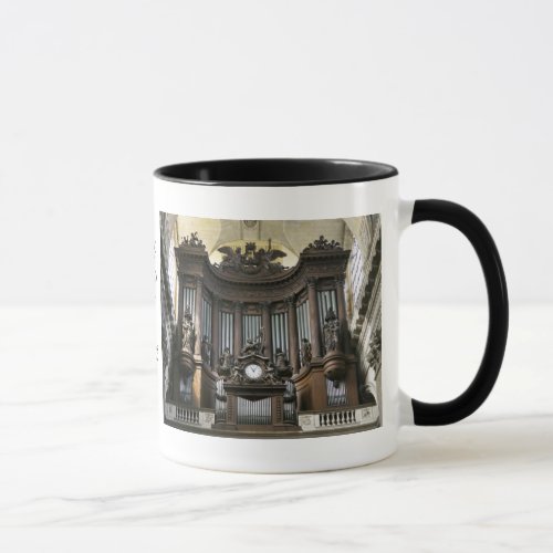 St Sulpice mug with coloured rim