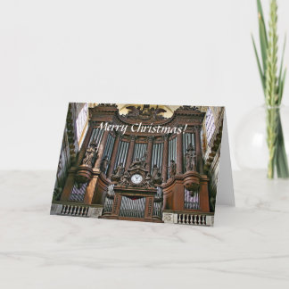 St Sulpice organ Christmas card
