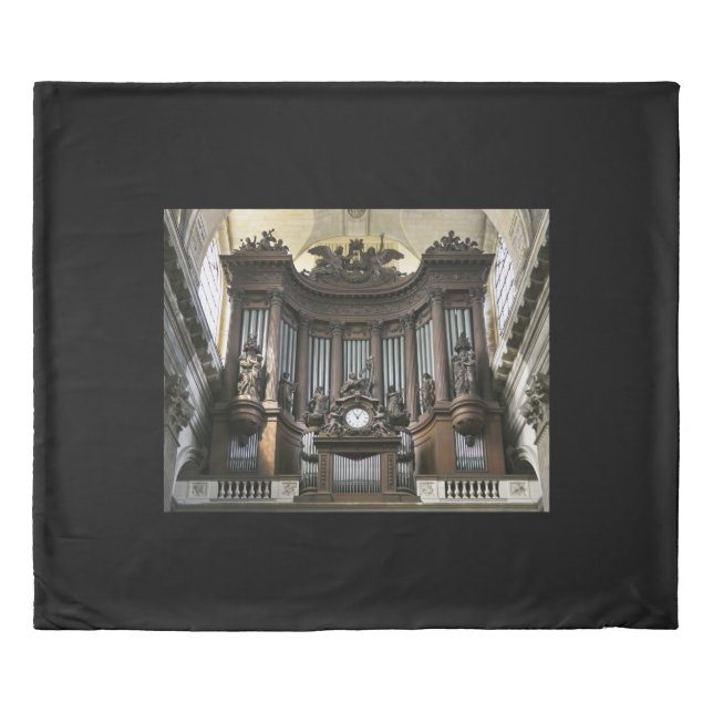 St Sulpice pipe organ duvet cover (Front)