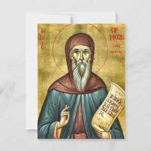 St. Symeon the New Theologian Orthodox Icon Postcard