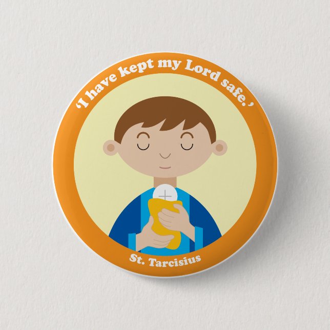 St. Tarcisius Button (Front)