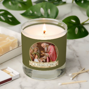 St. Tarcisius Receiving the Eucharist (BL 02) Scented Candle