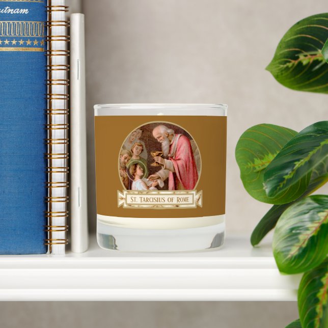 St. Tarcisius Receiving the Eucharist (BL 02)  Scented Candle (Shelf)