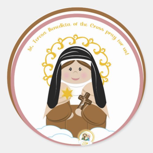 St Teresa Benedicta of the Cross Classic Round Sticker