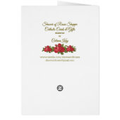 ST. TERESA BENEDICTA OF THE CROSS EDITH STEIN CARDS (Back)
