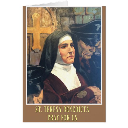 ST. TERESA BENEDICTA OF THE CROSS EDITH STEIN CARDS (Front)