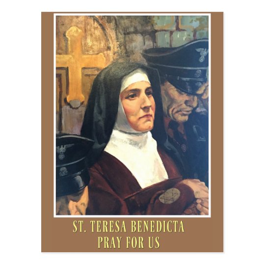 ST. TERESA BENEDICTA OF THE CROSS EDITH STEIN POSTCARD | Zazzle.com