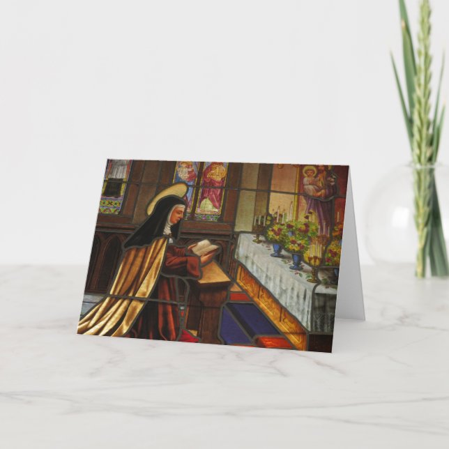 St. Teresa of Avila (2) Card (Front)