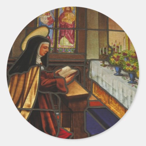 St Teresa of Avila 2 Classic Round Sticker